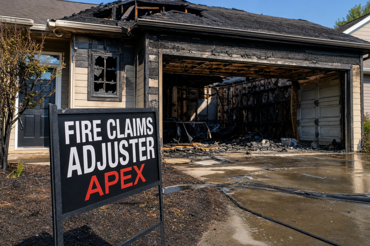 Fire Claims Adjuster Apex, NC — Fire claims adjuster apex services for local customers.