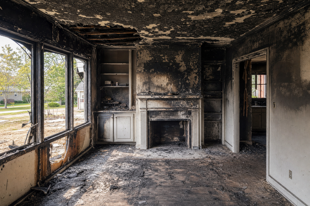 Fire Damage Insurance Claim Adjuster Clayton — Fire damage insurance claim adjuster services for local customers.