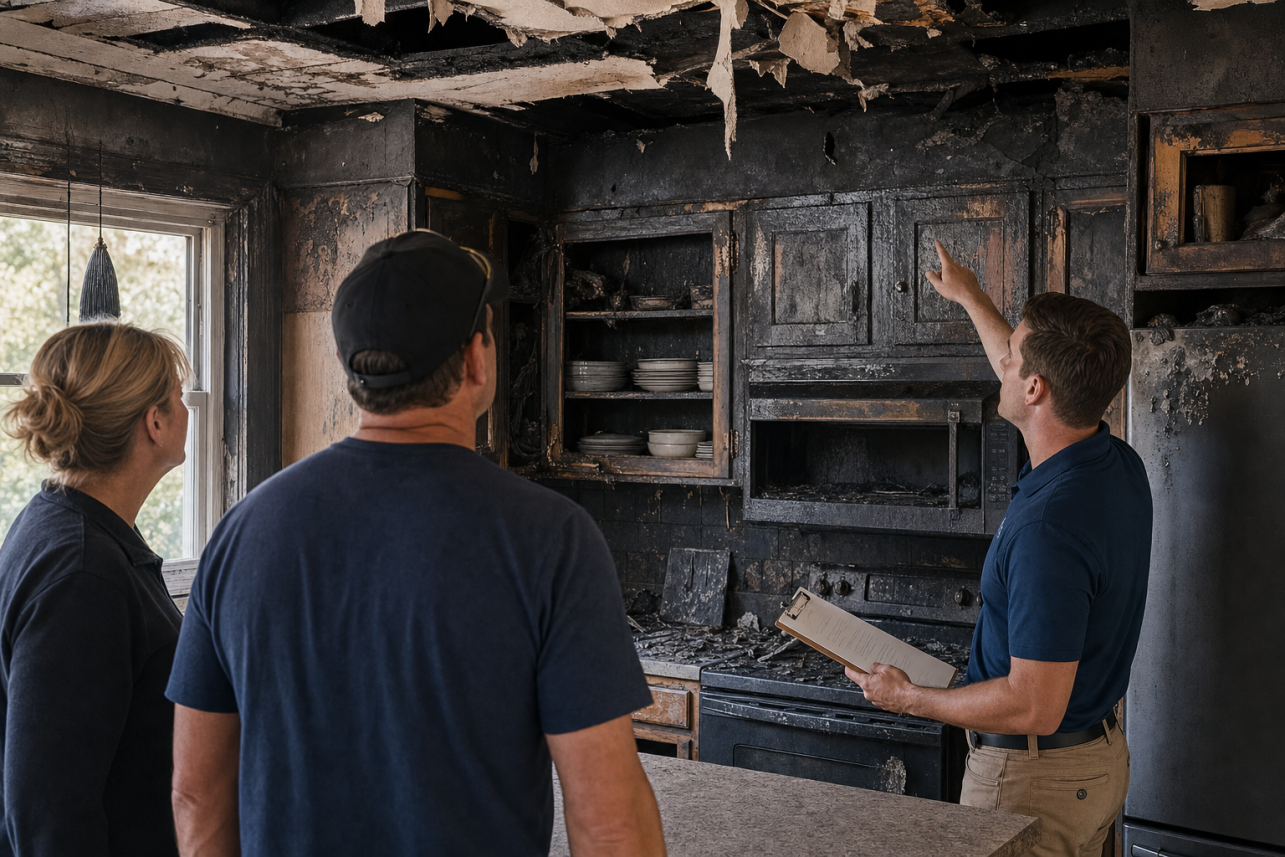 Fire Damage Insurance Claim Adjuster Clayton — The insurance company's offer won't come close to covering the rebuild — what is my claim really worth?. Low first offers are common after a fire. Insurers ofte.