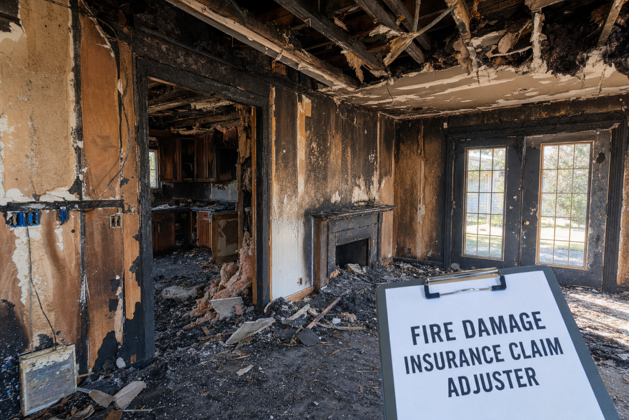 Fire Damage Insurance Claim Adjuster Elon — What does a fire damage insurance claim adjuster Elon homeowners hire actually do for them?.