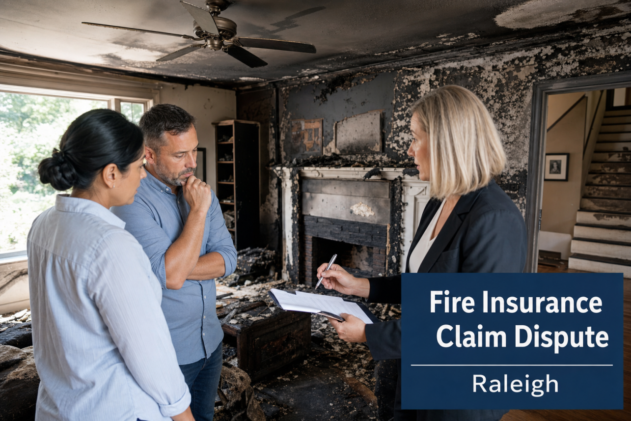 Fire Insurance Claim Dispute Raleigh — Fire insurance Claim dispute Raleigh: what should my settlement actually cover?. More than most homeowners are offered at first. A fair fire settlement includes.