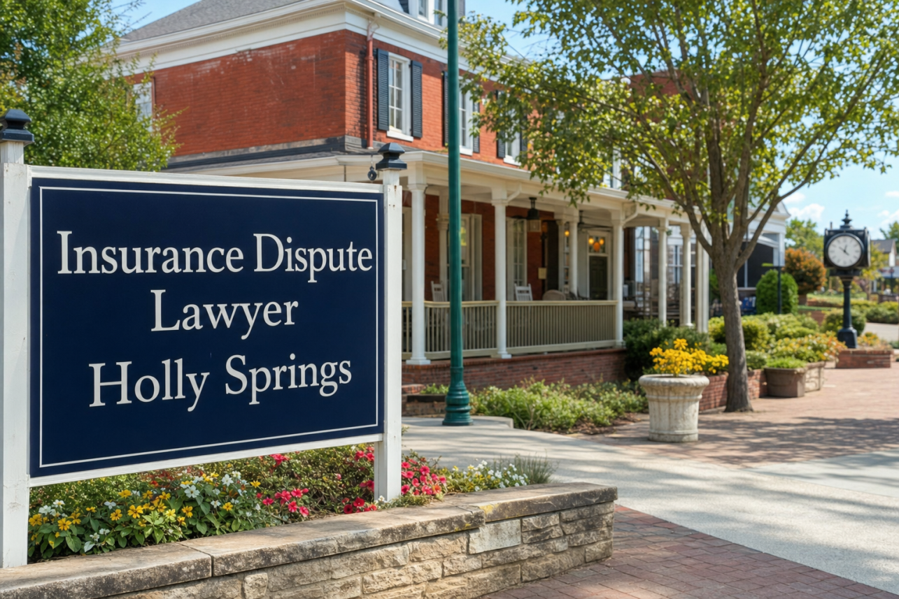Insurance Dispute Lawyer Holly Springs — Should I hire an Insurance Dispute Lawyer Holly springs residents recommend, or start with a public adjuster?.