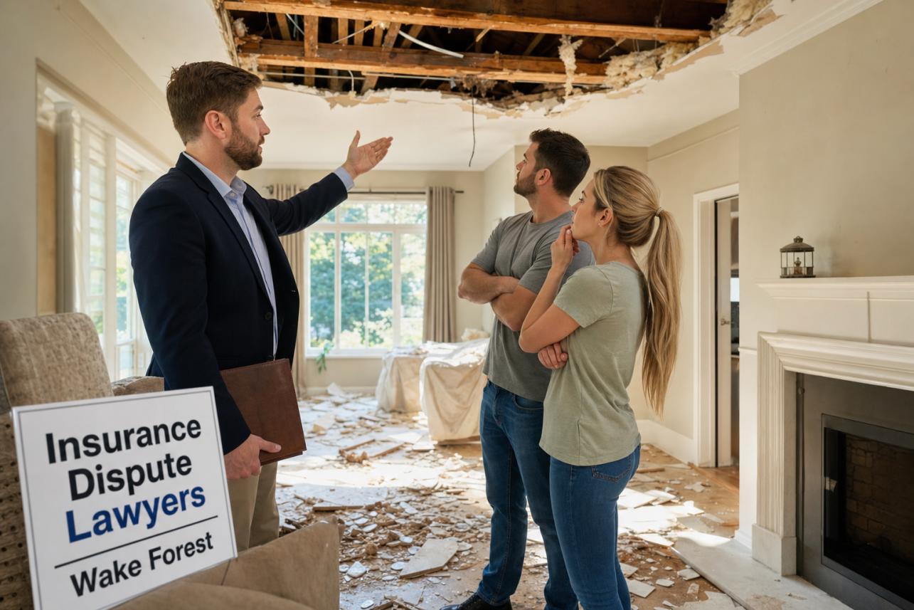 Insurance Dispute Lawyers Wake Forest — The insurance company's offer won't come close to covering repairs — is that worth fighting?. Almost always, yes. Carriers frequently price repairs using outdat.