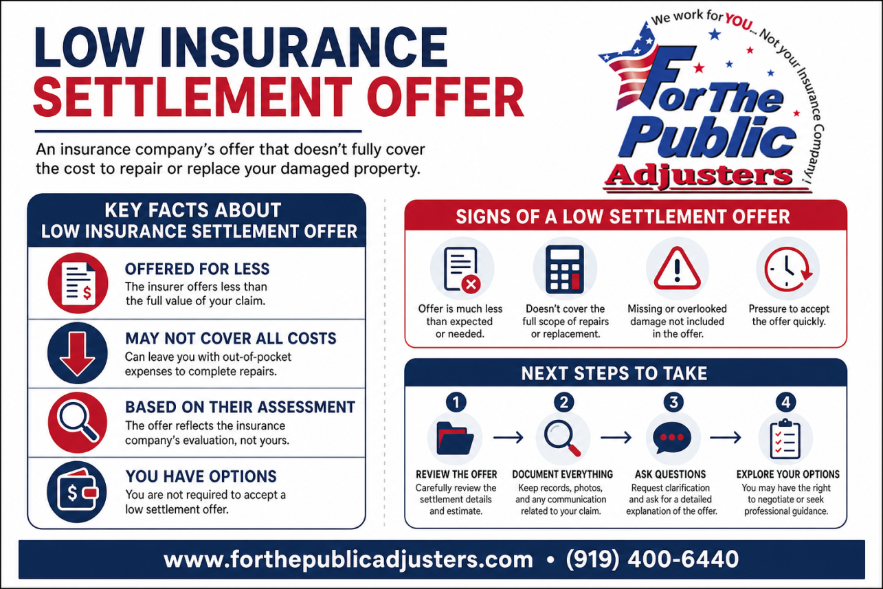 Low Insurance Settlement Offer Infographic