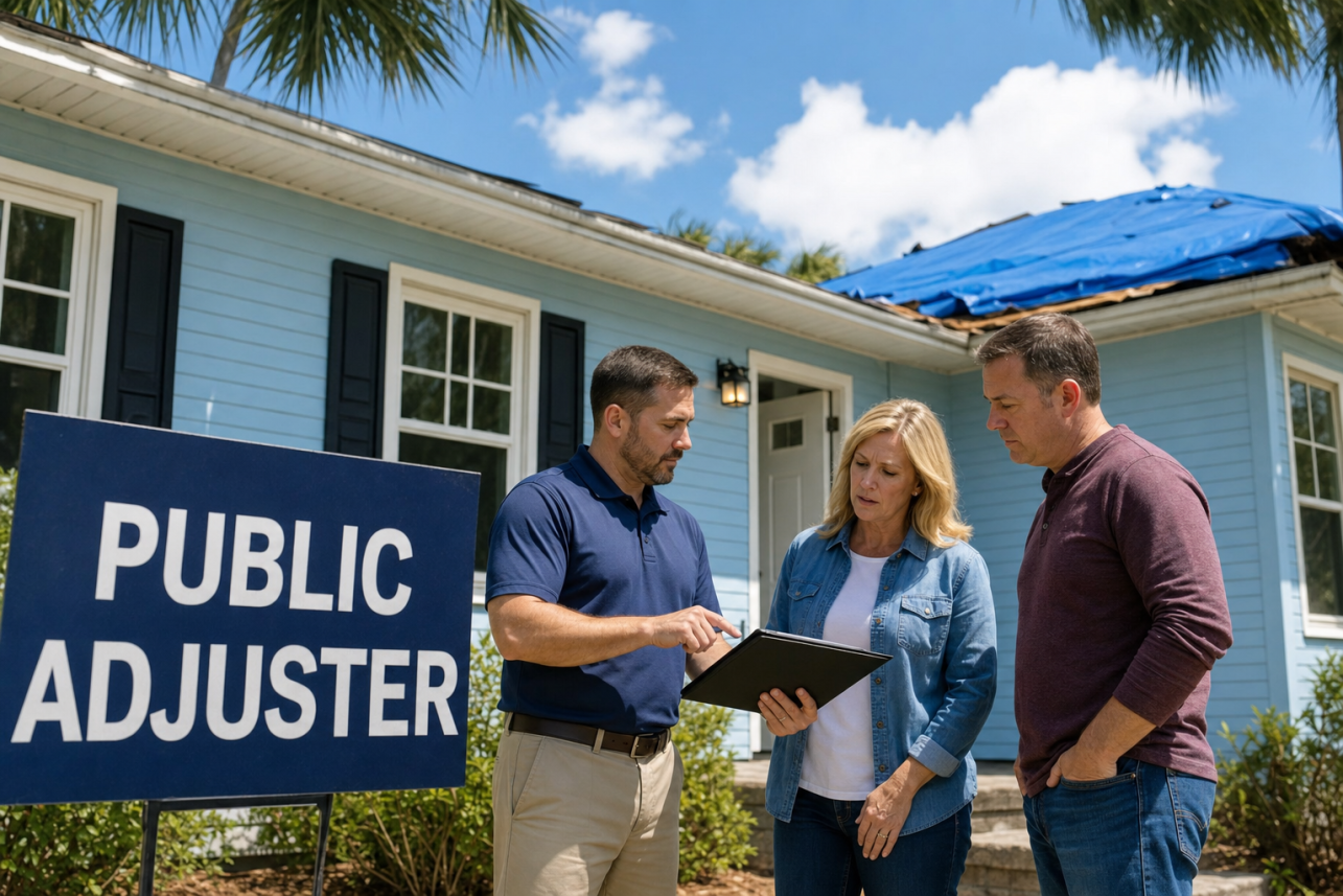 Public Adjuster Gulf, NC — What does a public adjuster Gulf NC homeowner hires actually cost — and is it worth it?. We work on contingency: a percentage of the recovered claim, capped und.