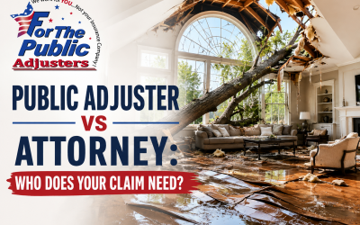 Public Adjuster vs Attorney: Who Does Your Claim Need?