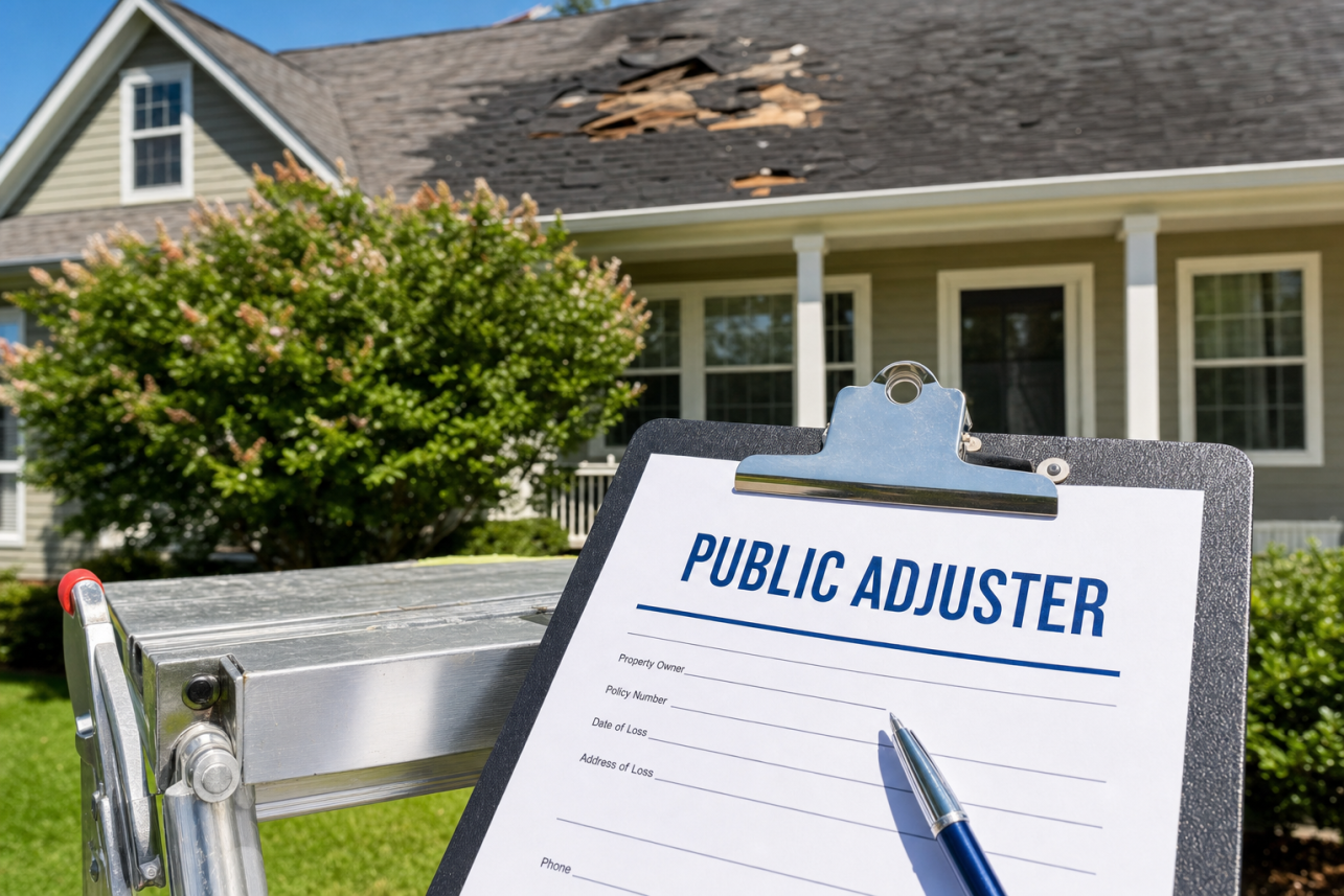 Public Adjuster Wake Forest, NC — Public adjuster services for local customers.