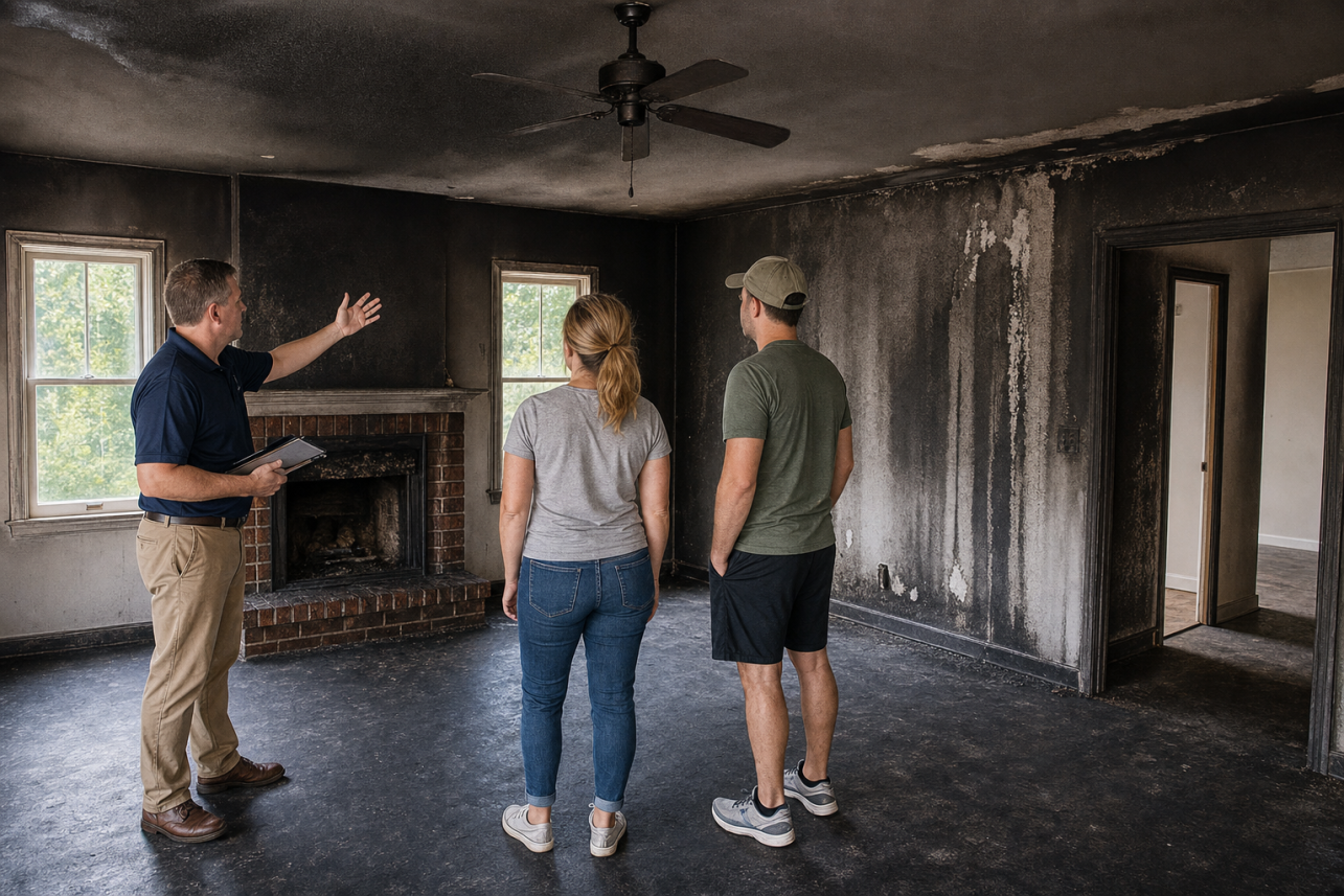 Smoke Damage Claim Help Knightdale, NC — My insurance company says the grease fire damage is just cosmetic. Should I accept their offer?.