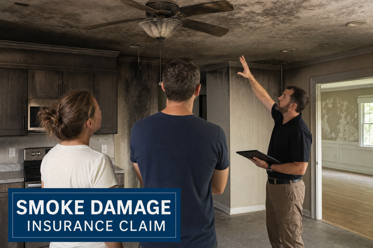 Smoke Damage Insurance Claim Holly Springs — The insurance company's offer only covers repainting — is that really all my smoke damage is worth?. Almost never. A quick walk-through by the insurer's adjuste.
