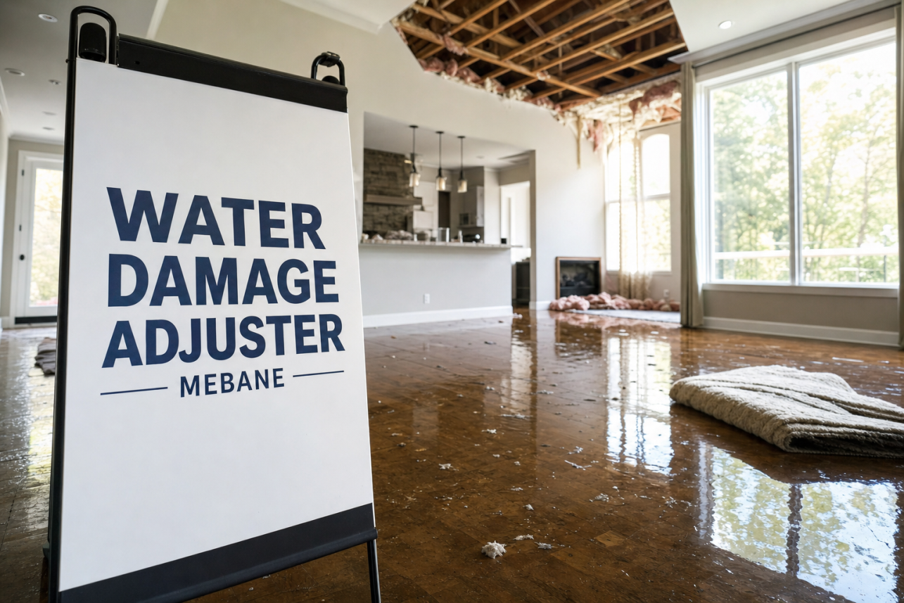 Water Damage Adjuster Mebane, NC — Why do I need a water damage adjuster mebane NC homeowners can trust instead of relying on my insurance company's adjuster?.