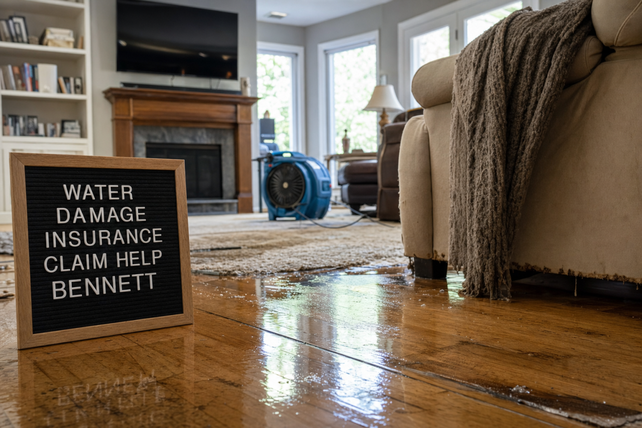 Water Damage Insurance Claim Help Bennett — How soon should I look for water damage insurance claim help Bennett homeowners can actually rely on?.