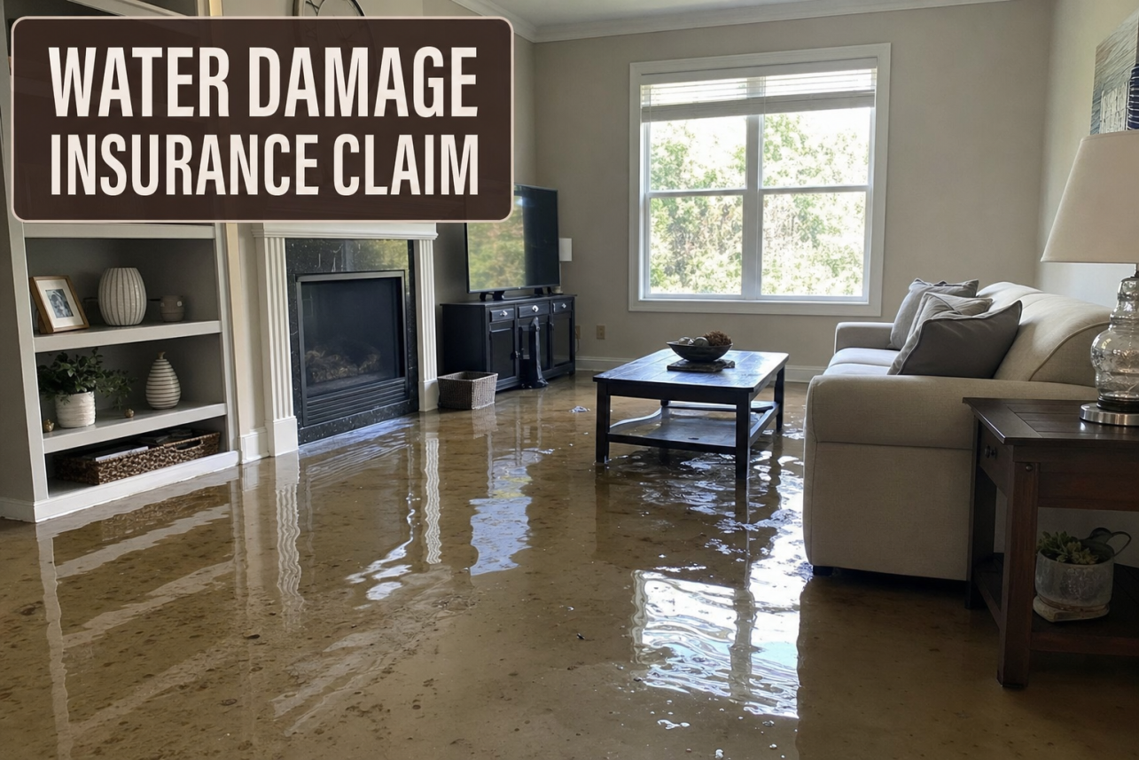Water Damage Insurance Claim Rolesville — Water damage insurance claim services for local customers.