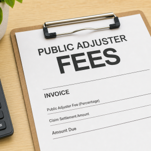 Public Adjuster Fees