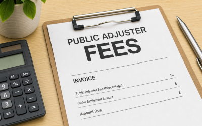 What Is The Average Fee For A Public Adjuster