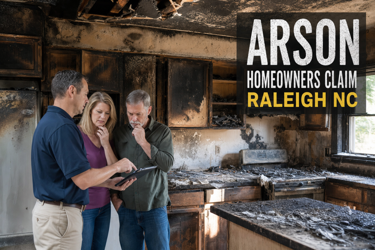 Arson Homeowners Claim Raleigh NC — How long does an arson-related fire claim take to settle in Raleigh?.
