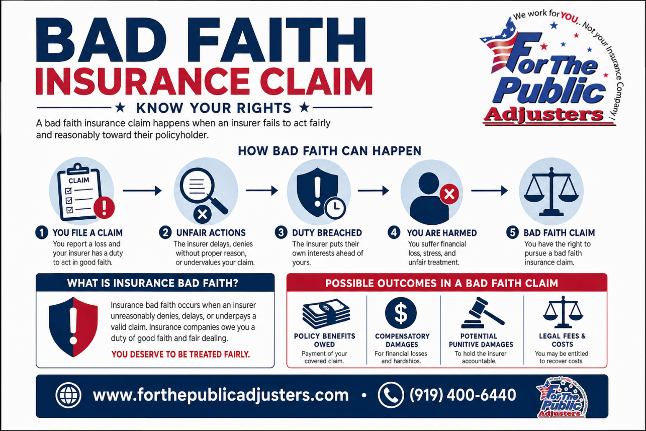 Bad Faith Insurance Claim Infographic