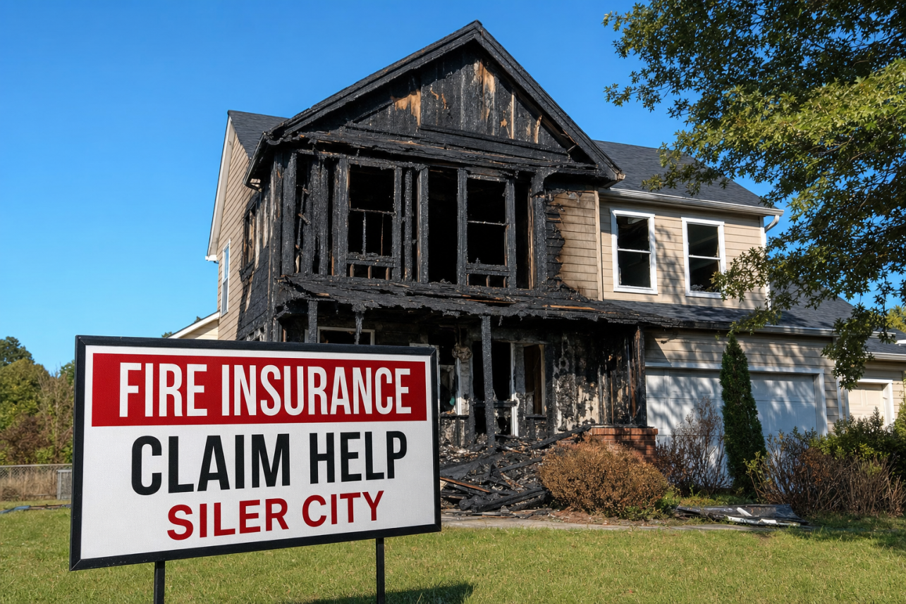Fire Insurance Claim Help Siler City — How does Fire insurance Claim help siler city homeowners get a fair settlement after a house fire?.