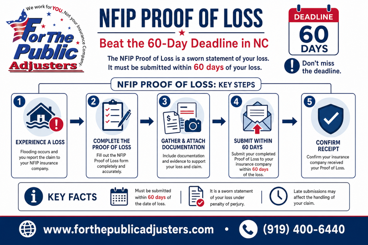 Nfip Proof Of Loss Infographic