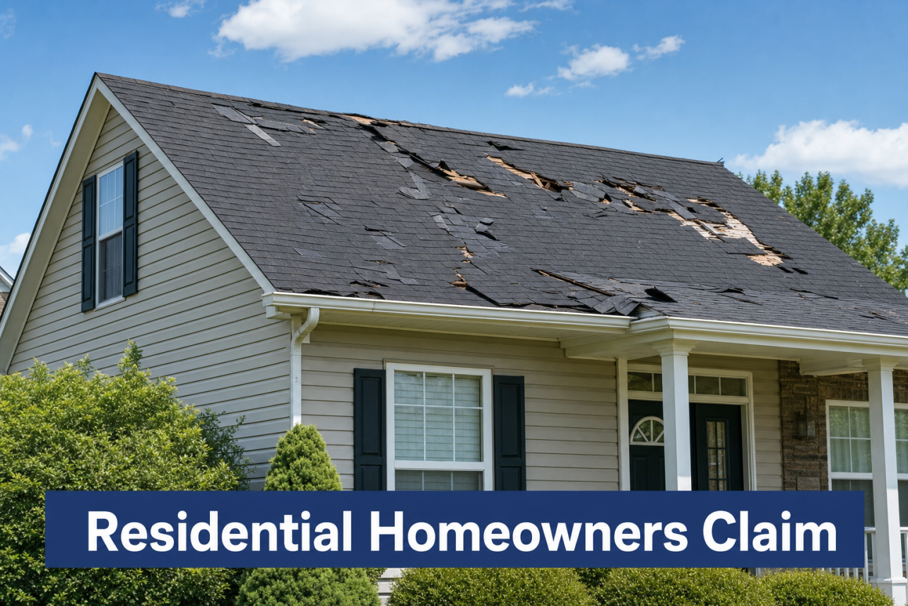 Residential Homeowners Claim Elon, NC — Residential Homeowners Claim services for local customers.