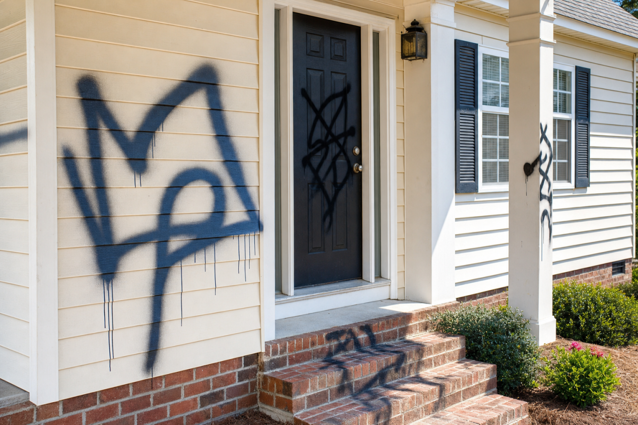 Vandalism Homeowners Claim Elon, NC — What should I do first after discovering vandalism to my home in Elon, NC?.