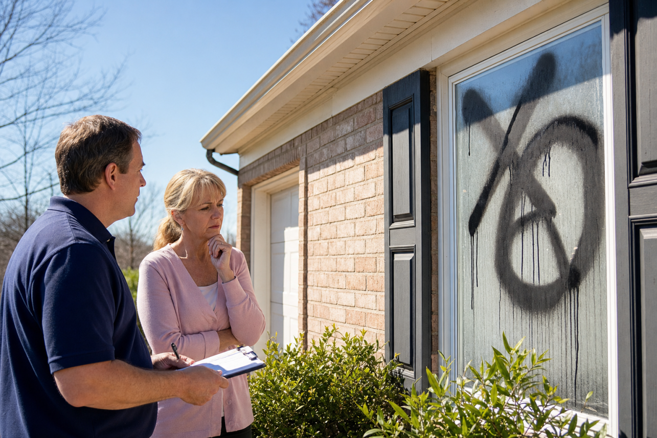 Vandalism Homeowners Claim Elon, NC — Does homeowners insurance cover a Vandalism Homeowners Claim Elon NC, including damage to my personal belongings?.