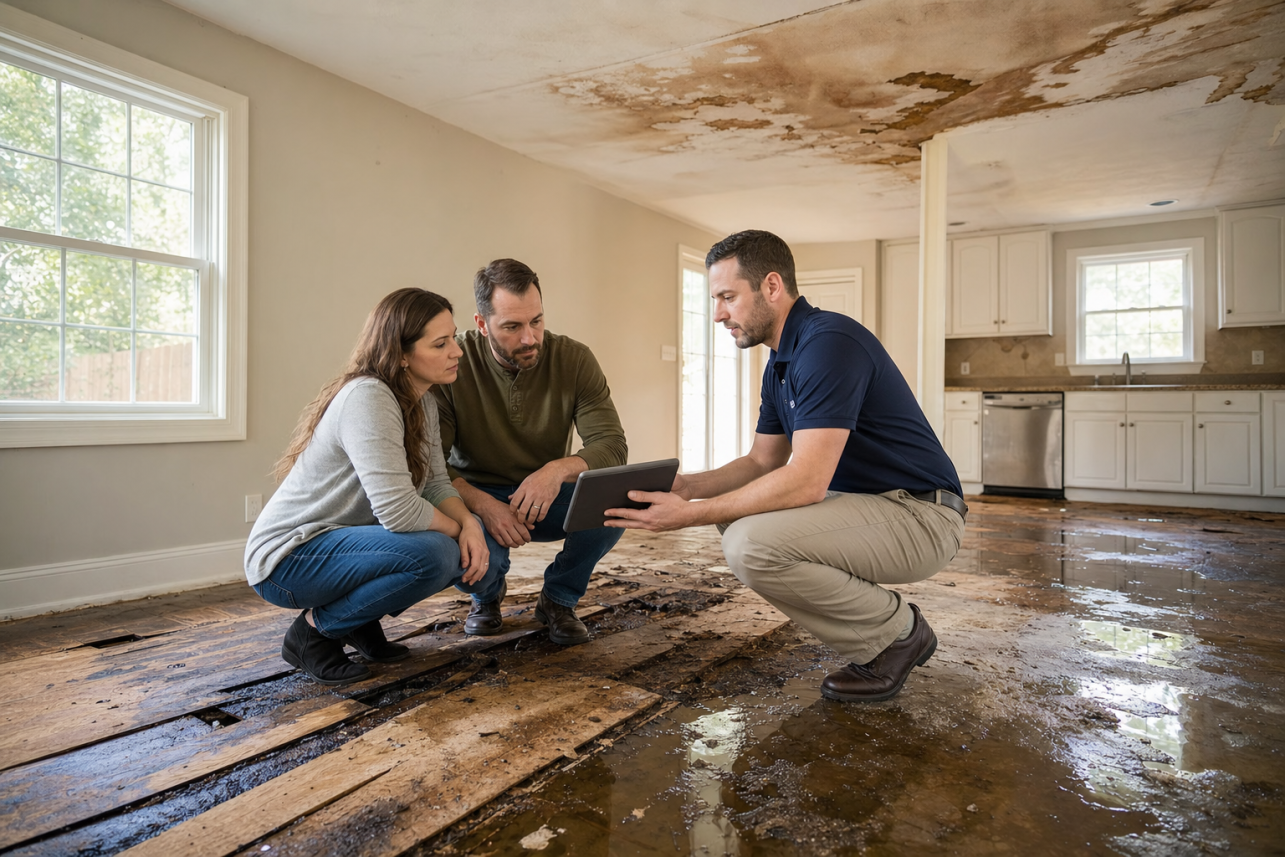 Water Damage Claim Help Bynum — My insurance company denied my claim, saying the leak was 'long-term seepage.' Can a Bynum public adjuster still help?.