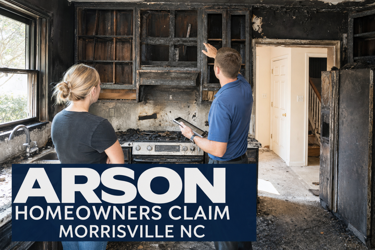 Arson Homeowners Claim Morrisville NC — How does a public adjuster help with an Arson Homeowners Claim Morrisville NC policyholders are facing?.