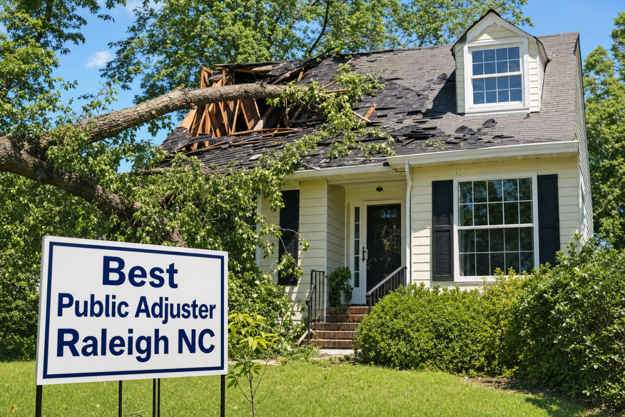 Best Public Adjuster Raleigh NC — What does the Best Public Adjuster Raleigh NC actually do for my property claim?.