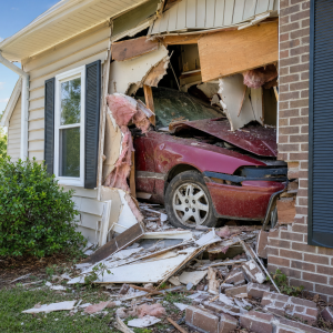Car Hit My House in NC - Now What?