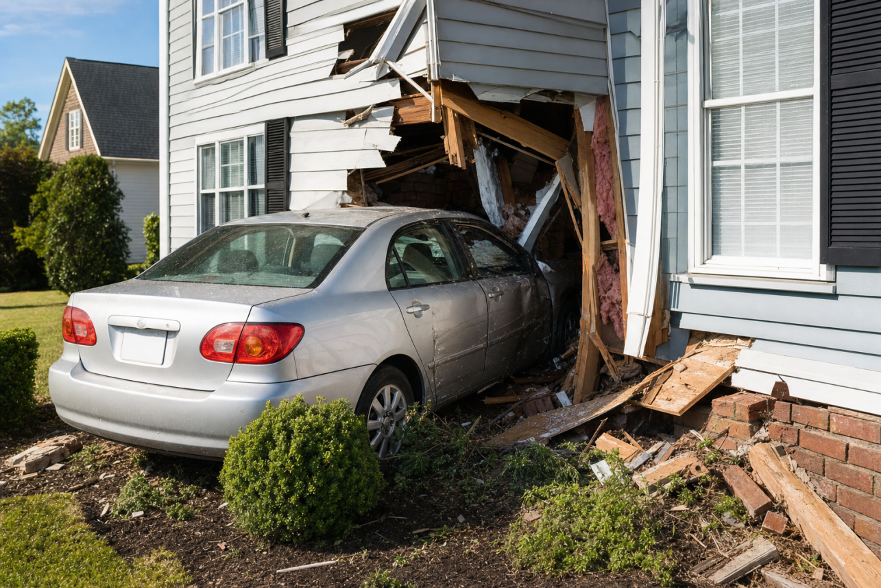 Car Hits Home Claim Apex NC — Car Hits Home Claim Apex NC services for local customers.