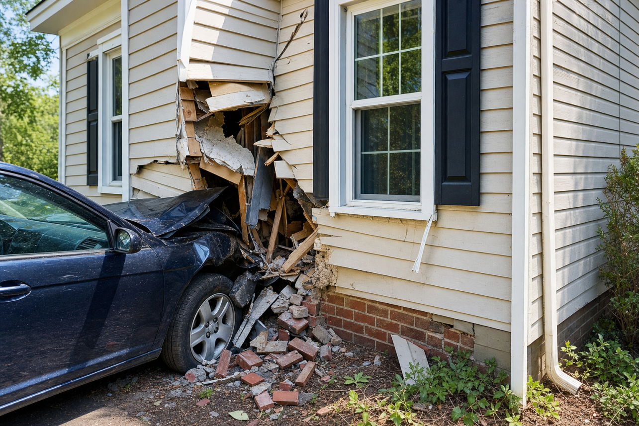 Car Hits Home Claim Morrisville NC — Car Hits Home Claim Morrisville NC services for local customers.