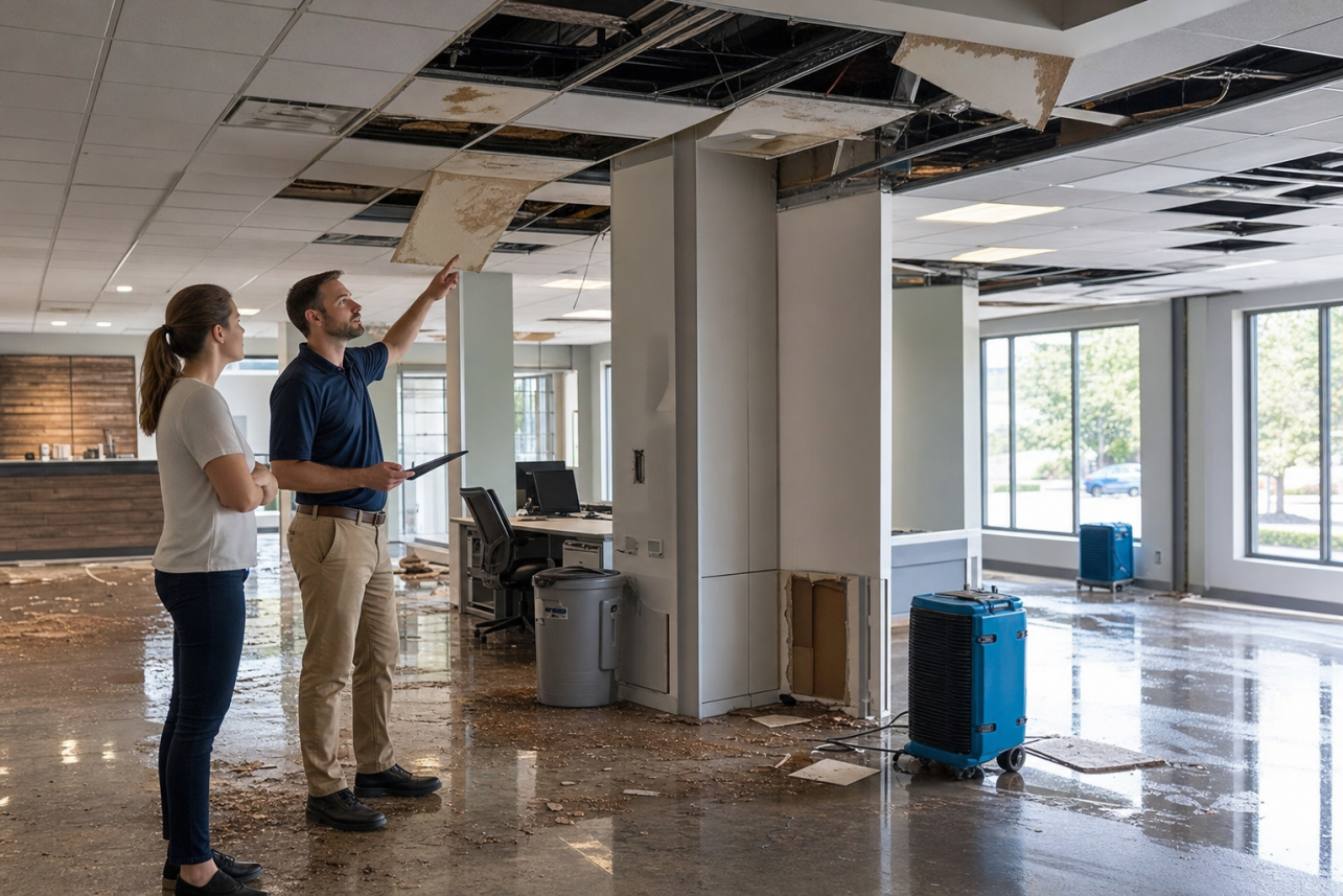 Commercial Business Claim Morrisville NC — What types of commercial property damage do you handle in Morrisville?.