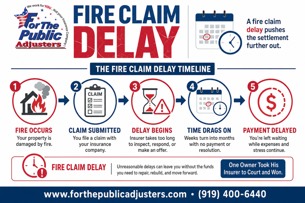 Fire Claim Delay Infographic
