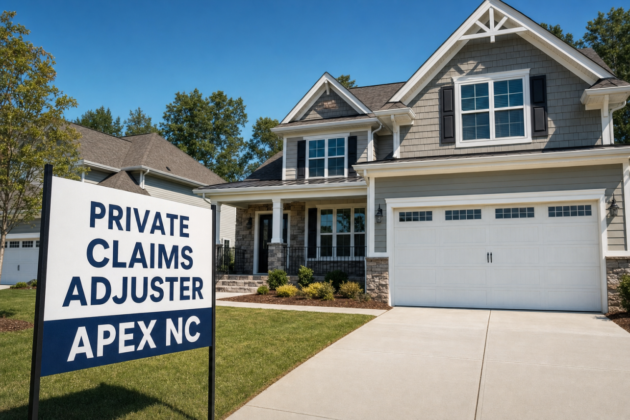 Private Claims Adjuster Apex NC — Private Claims Adjuster Apex NC services for local customers.
