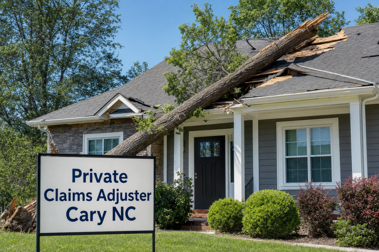 Private Claims Adjuster Cary NC — Private Claims Adjuster Cary NC services for local customers.