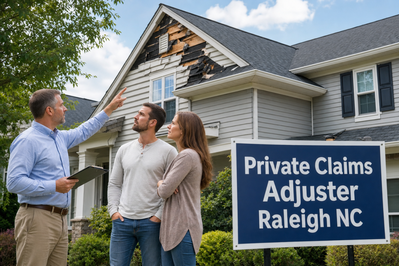 Private Claims Adjuster Raleigh NC — What kinds of property claims do you handle in Raleigh and Wake County, and are there any you don't?.