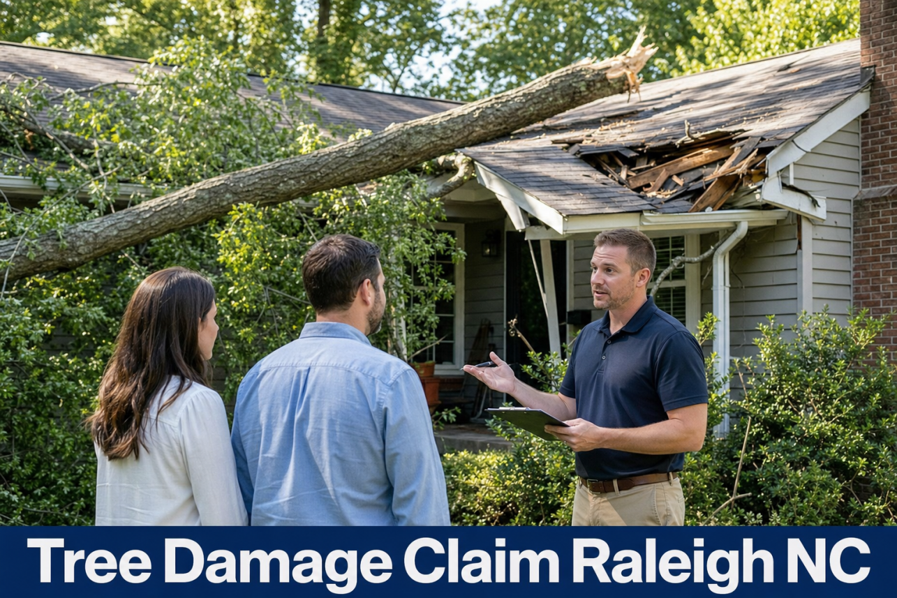 Tree Damage Claim Raleigh NC — Will My Insurance Actually Pay to Remove the Tree and Fix the Roof?. Usually yes — but not automatically, and not in full without pushback. When a tree hits the.