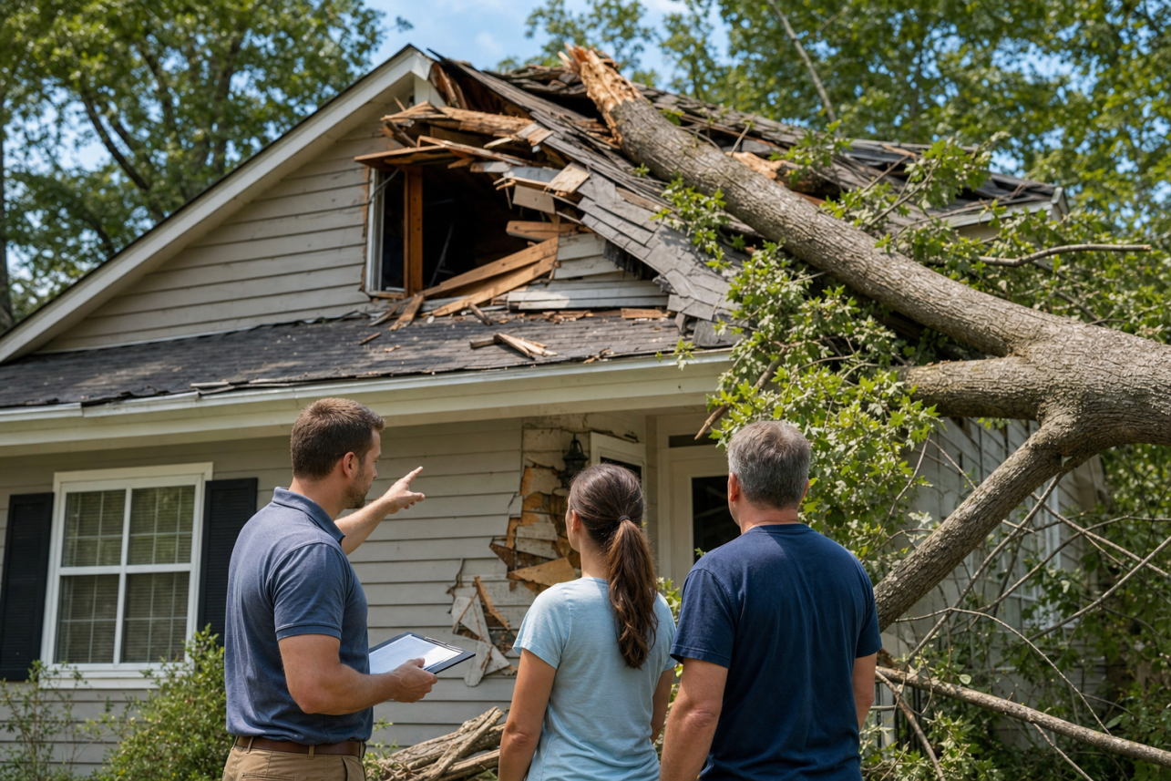 Tree Damage Claim Raleigh NC — The insurance company offered me far less than my contractor's estimate after a tree hit my Raleigh home. Can I fight that?.