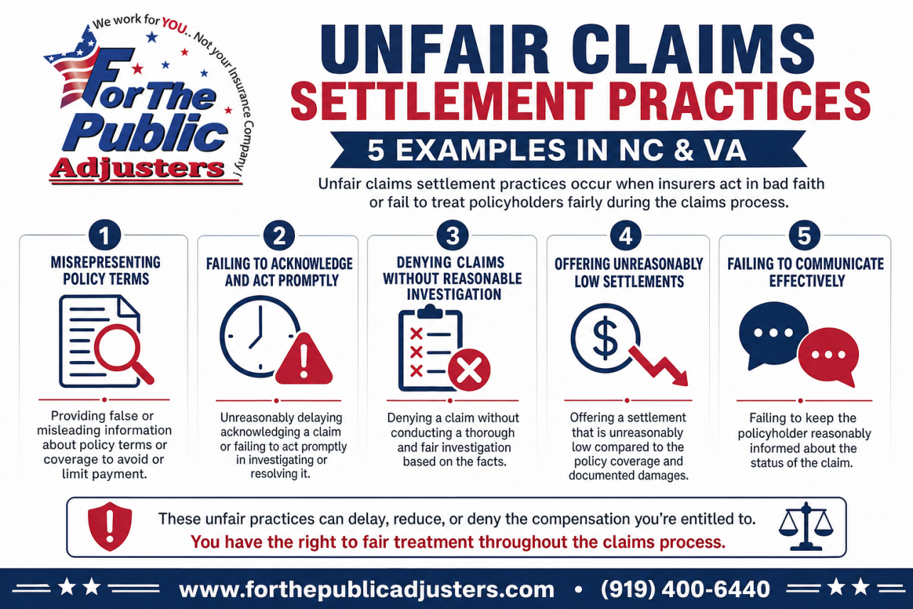 Unfair Claims Settlement Practices Infographic